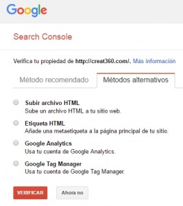 google search console