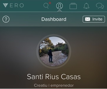 perfil de Santi Rius a VERO